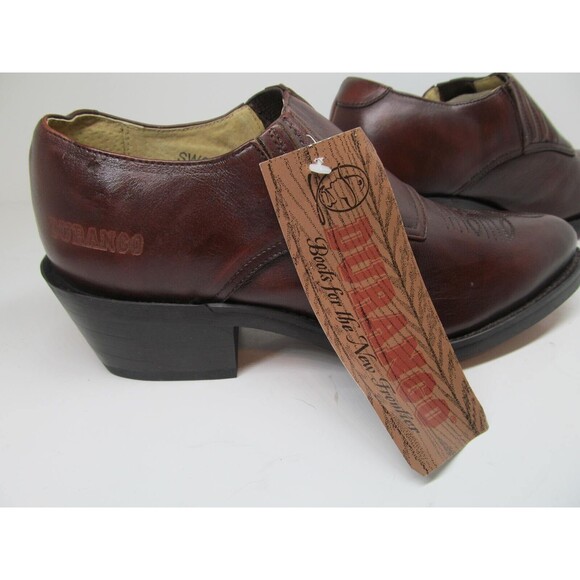 Durango SW2964 Womens Brown Stitched Leather Ankle Booties Size US 6.5 EE - Picture 3 of 16